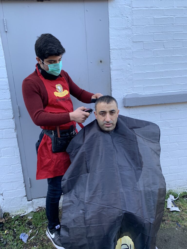 Classic men's haircut at Lion Barbering, Springfield, Dundee