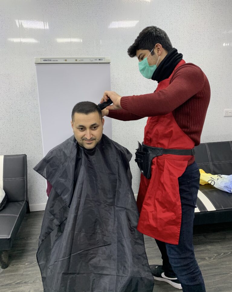 Classic men's haircut at Lion Barbering, Springfield, Dundee