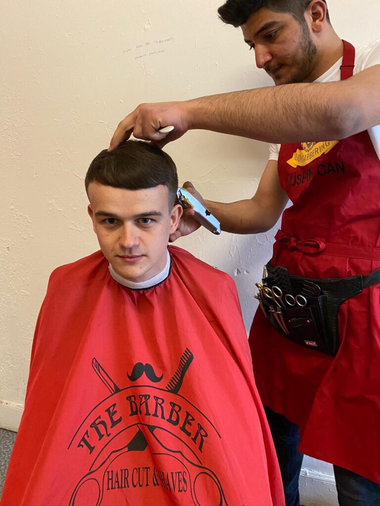 Short haircut at Lion Barbering, Springfield, Dundee