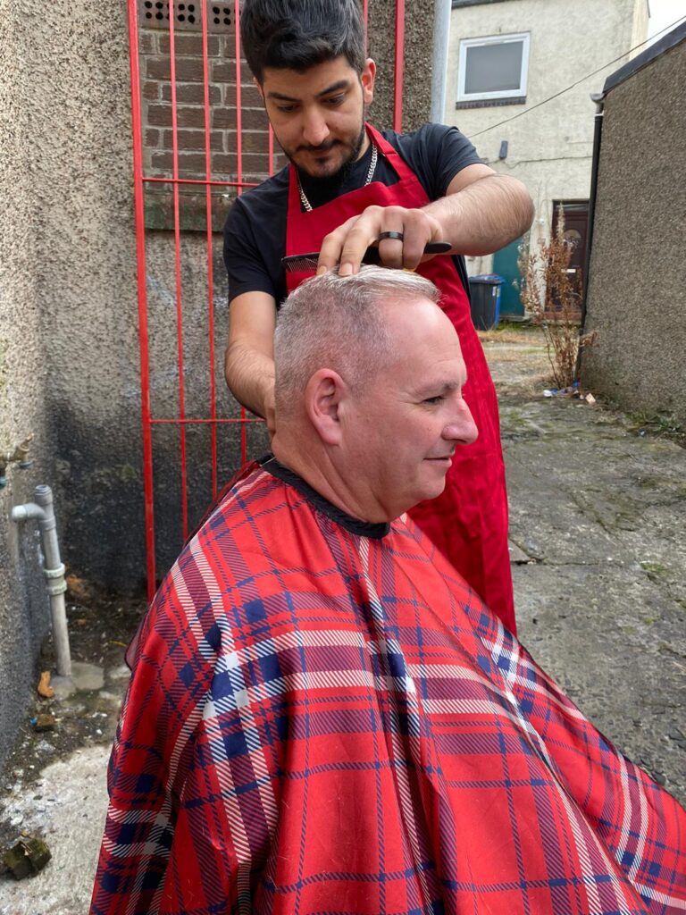 Fade haircut at Lion Barbering, Springfield, Dundee