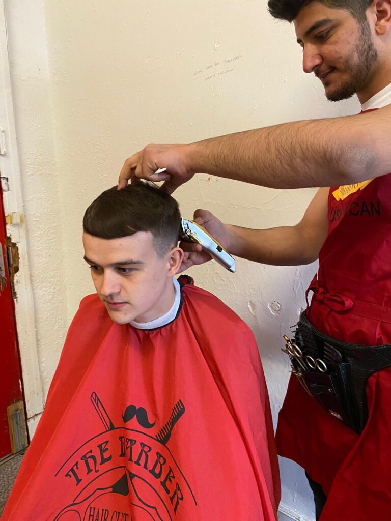 Haircut service at Lion Barbering, Springfield, Dundee